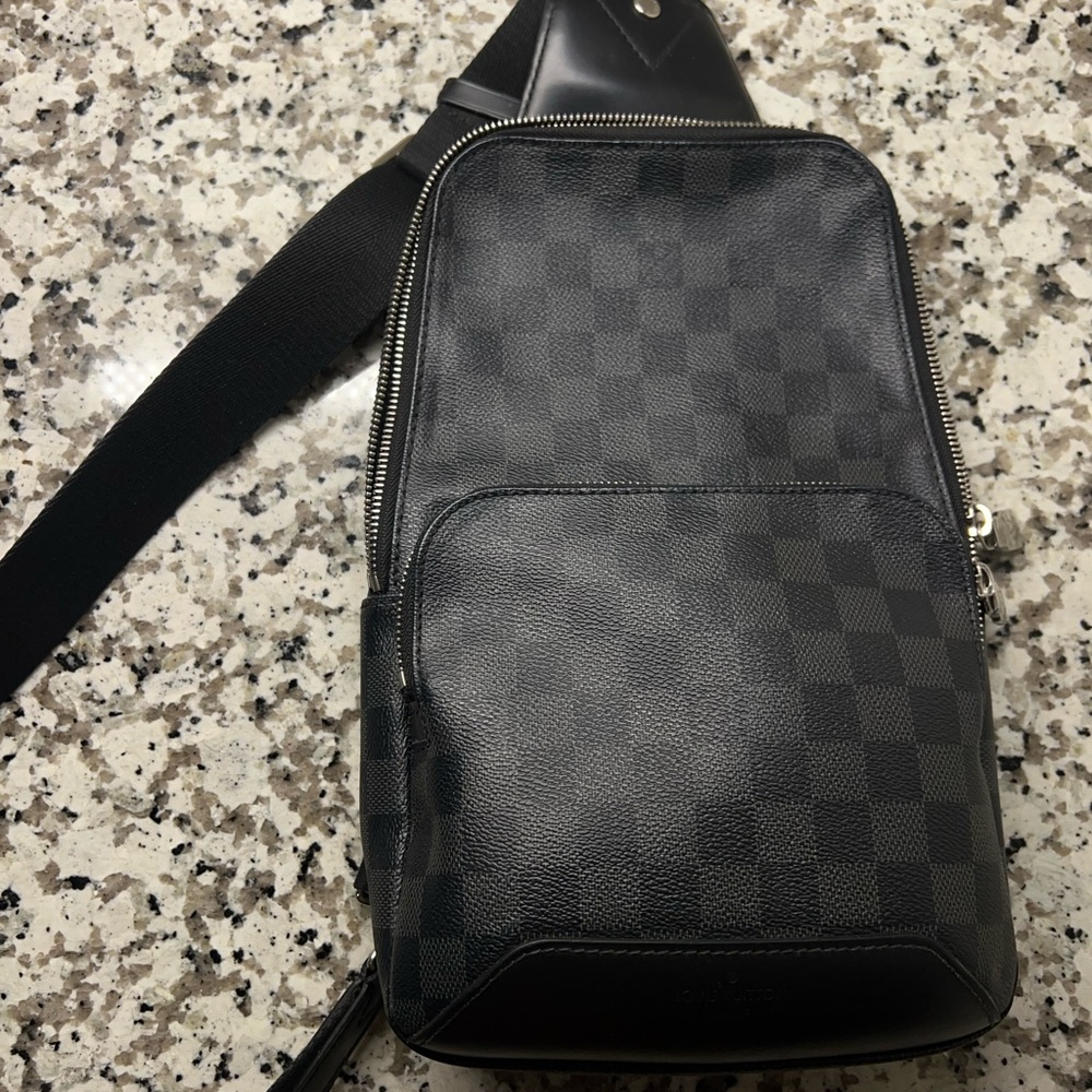 Louis Vuitton black sling bag